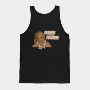 Stoned in the Sky: Dennis Hopper Tribute Tee - 'Easy Rider' UFO Scene Illustration Tank Top